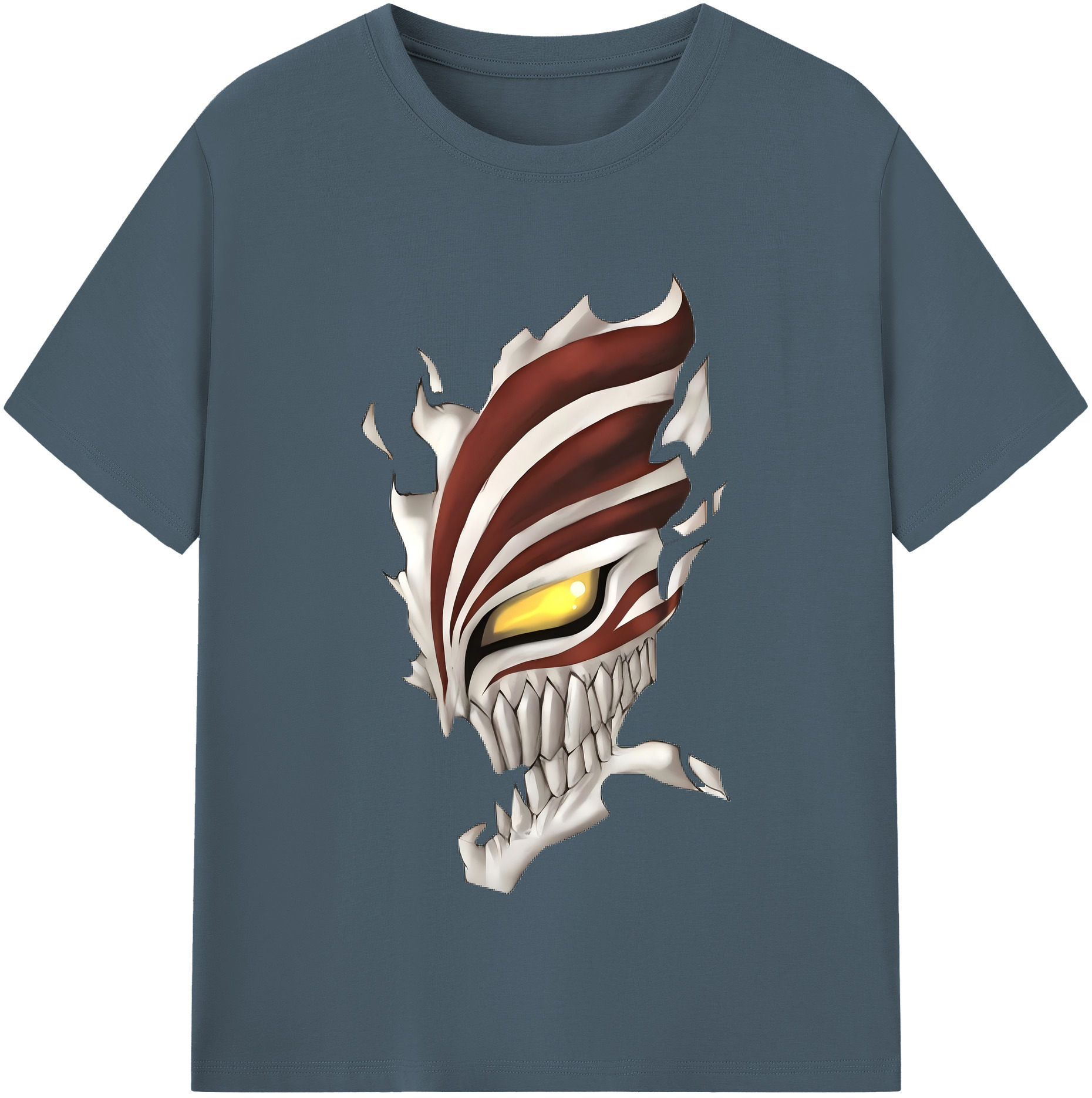 （画像用） ブリーチ 黒崎一護（くろさき いちご）BLEACH Kurosaki Ichigo 綿100％半袖Tシャツ（フロントプリント）